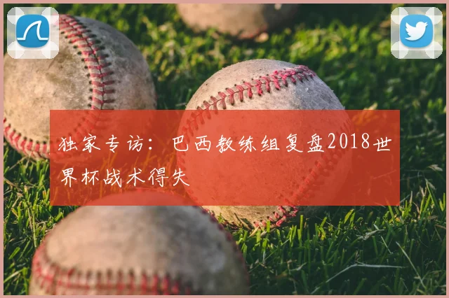 独家专访:巴西教练组复盘2018世界杯战术得失